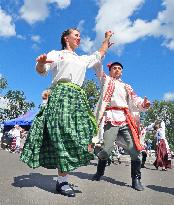 BELARUS-VITEBSK-SLAVIANSKI BAZAAR-FOLK DANCE COMPETITION