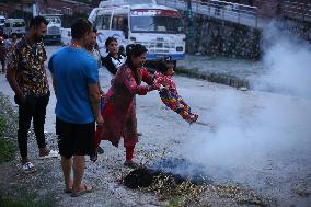 Ghanta Karna Festival In Nepal.