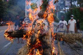 Ghanta Karna Festival In Nepal.