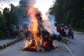 Ghanta Karna Festival In Nepal.