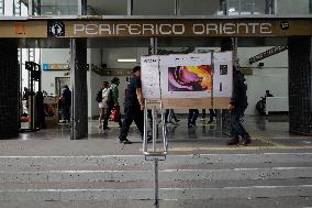 Reopening Of 5 Rehabilitated Stations On Line 12 Of The STCMetro In Mexico City