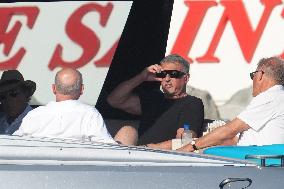 Sylvester Stallone And Jennifer Flavin On Vacation In Saint Tropez