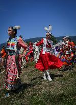 CANADA-VANCOUVER-SQUAMISH NATION YOUTH POW WOW