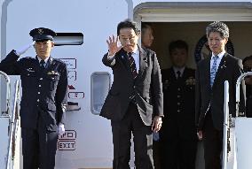 Japan PM Kishida off to Middle East