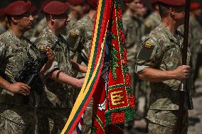 Handover Of Command: New Leadership For Lithuanian National Defence Volunteer Forces