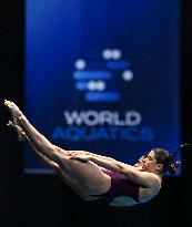 (SP)JAPAN-FUKUOKA-WORLD AQUATICS CHAMPIONSHIPS-DIVING-WOMEN-10M SYNCHRONISED-PRELIMINARY