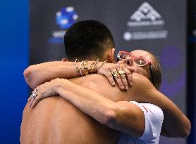 (SP)JAPAN-FUKUOKA-WORLD AQUATICS CHAMPIONSHIPS-ARTISTIC SWIMMING-MIXED DUET TECHNICAL