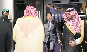 Japan PM Kishida arrives in Saudi Arabia