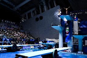 (SP)JAPAN-FUKUOKA-WORLD AQUATICS CHAMPIONSHIPS-DIVING-WOMEN-10M SYNCHRONISED-FINAL