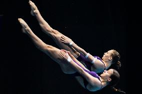 (SP)JAPAN-FUKUOKA-WORLD AQUATICS CHAMPIONSHIPS-DIVING-WOMEN-10M SYNCHRONISED-FINAL