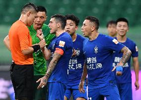 (SP)CHINA-BEIJING-FOOTBALL-CSL-BEIJING GUOAN VS WUHAN THREE TOWNS (CN)