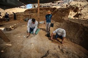 Second Lead Sarcophagus Unearthed In Gaza's Roman-Era Necropolis