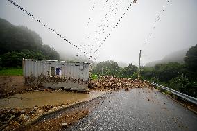 South Korea Heavy Rain Hit