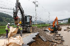 South Korea Heavy Rain Hit