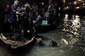 Water Bus Capsize In Dhaka