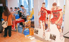 Fans Attend A CP Viewing Party For The Characters of the "Slam Dunk" Animated Film in Shanghai