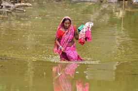 INDIA-ASSAM-MORIGAON-FLOOD