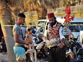 LEBANON-BEIRUT-DAILY LIFE-DRINK VENDOR