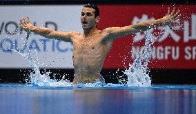 (SP)JAPAN-FUKUOKA-WORLD AQUATICS CHAMPIONSHIPS-ARTISTIC SWIMMING-MEN'S SOLO TECHNICAL