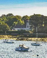 Jane Birkin residence in Lannilis Brittany - France