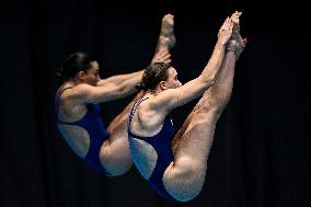 (SP)JAPAN-FUKUOKA-WORLD AQUATICS CHAMPIONSHIPS-DIVING-WOMEN-3M SYNCHRONISED-FINAL