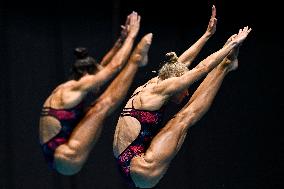 (SP)JAPAN-FUKUOKA-WORLD AQUATICS CHAMPIONSHIPS-DIVING-WOMEN-3M SYNCHRONISED-FINAL