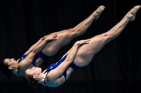 (SP)JAPAN-FUKUOKA-WORLD AQUATICS CHAMPIONSHIPS-DIVING-WOMEN-3M SYNCHRONISED-FINAL