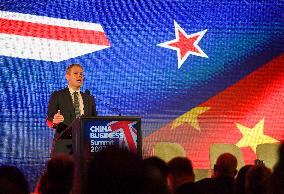 NEW ZEALAND-AUCKLAND-PM-CHINA BUSINESS SUMMIT
