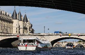 (SP)FRANCE-PARIS-OLYMPICS-OPENING CEREMONY REHEARSAL