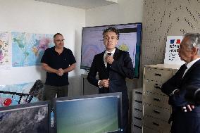 Christophe Bechu visits Meteo France headquarters - Saint-Mande