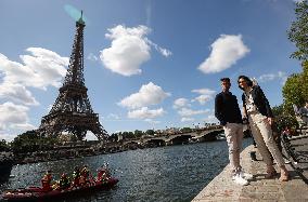 (SP)FRANCE-PARIS-OLYMPICS-OPENING CEREMONY REHEARSAL