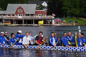 Justin Trudeau At Canoe-Kayak Competition - Halifax