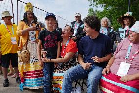 Justin Trudeau At Canoe-Kayak Competition - Halifax