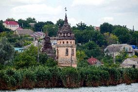 Khadzhibey estuary on Black Sea coast