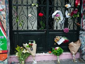 Tribute to Jane Birkin at the house of Gainsbourg - Paris