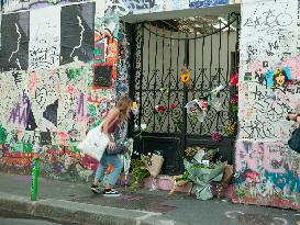 Tribute to Jane Birkin at the house of Gainsbourg - Paris