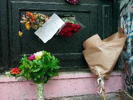 Tribute to Jane Birkin at the house of Gainsbourg - Paris