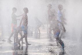 SPAIN-MADRID-HEATWAVE