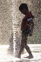 SPAIN-MADRID-HEATWAVE