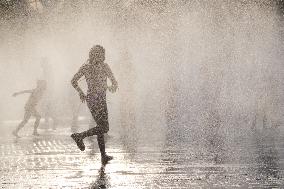 SPAIN-MADRID-HEATWAVE