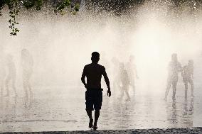SPAIN-MADRID-HEATWAVE