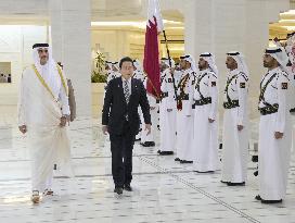 Japan PM Kishida in Qatar