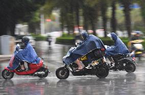 CHINA-GUANGXI-TYPHOON TALIM-2ND LANDFALL (CN)