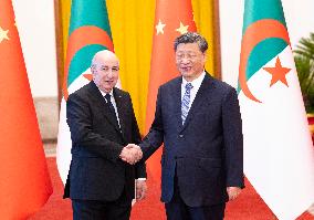 CHINA-BEIJING-XI JINPING-ALGERIA-PRESIDENT-TALKS (CN)