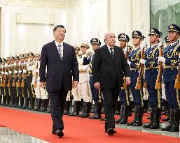 CHINA-BEIJING-XI JINPING-ALGERIA-PRESIDENT-TALKS (CN)
