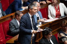 Questions to the government at the National Assembly - Paris