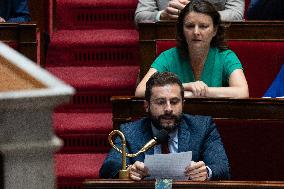 Questions to the government at the National Assembly - Paris