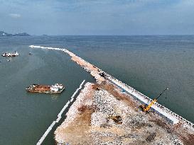 Liandao National Central Fishing Port Construction in Lianyungang, China