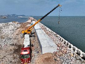 Liandao National Central Fishing Port Construction in Lianyungang, China