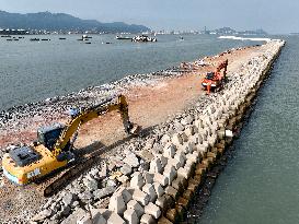 Liandao National Central Fishing Port Construction in Lianyungang, China